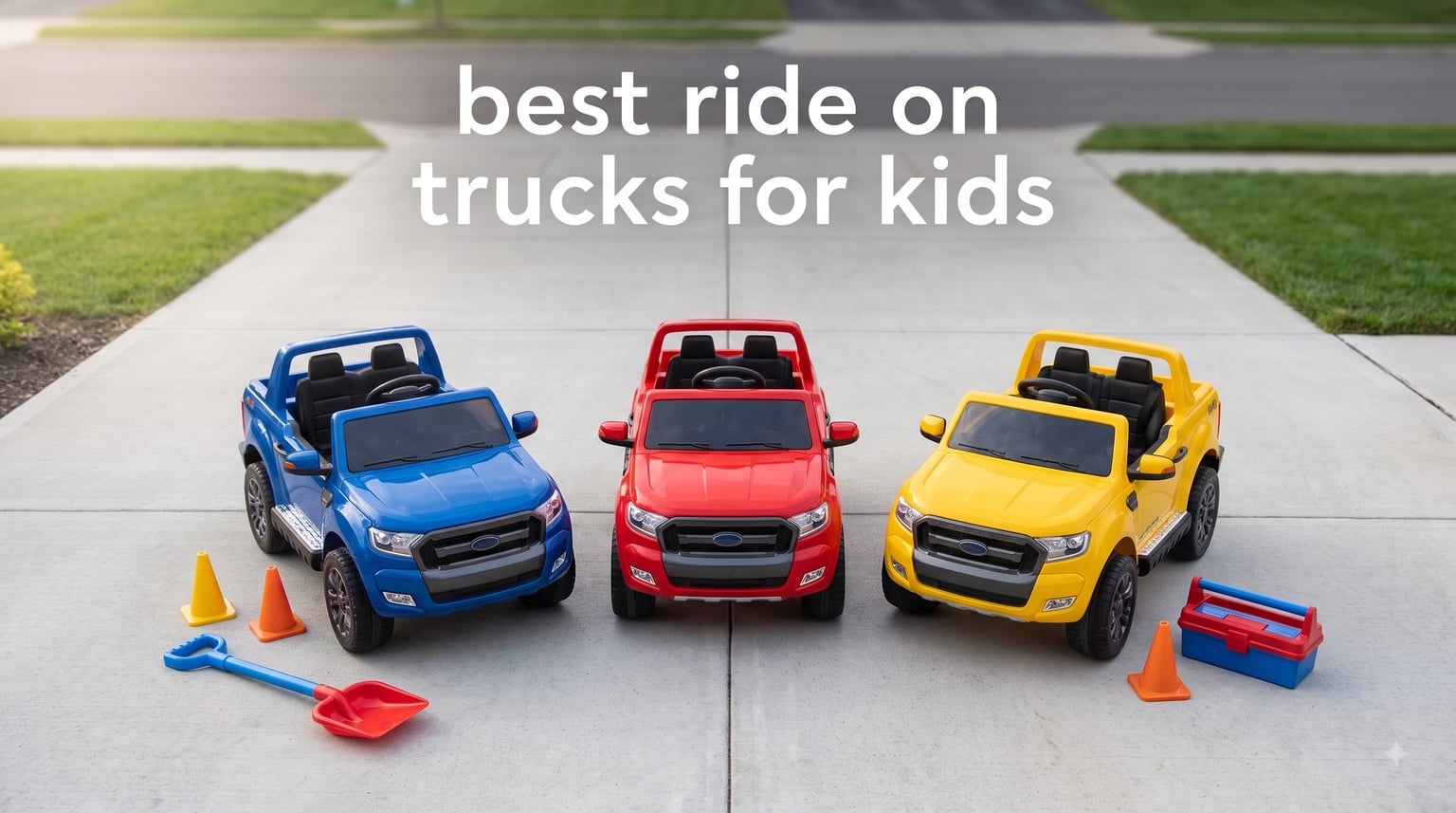 best ride on trucks for kids