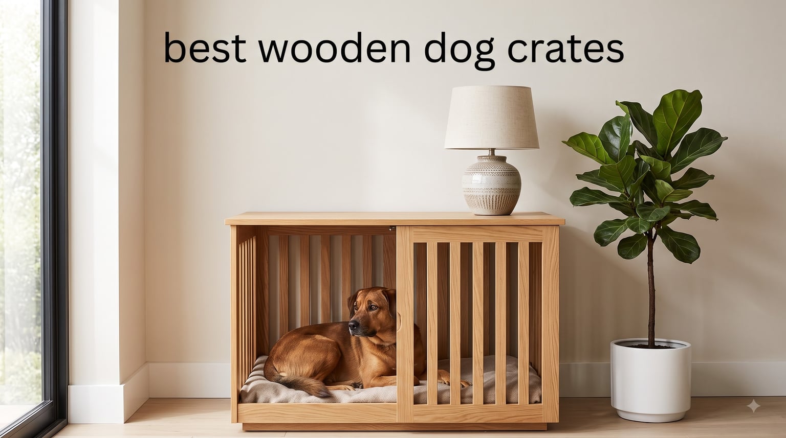 best wooden dog crates