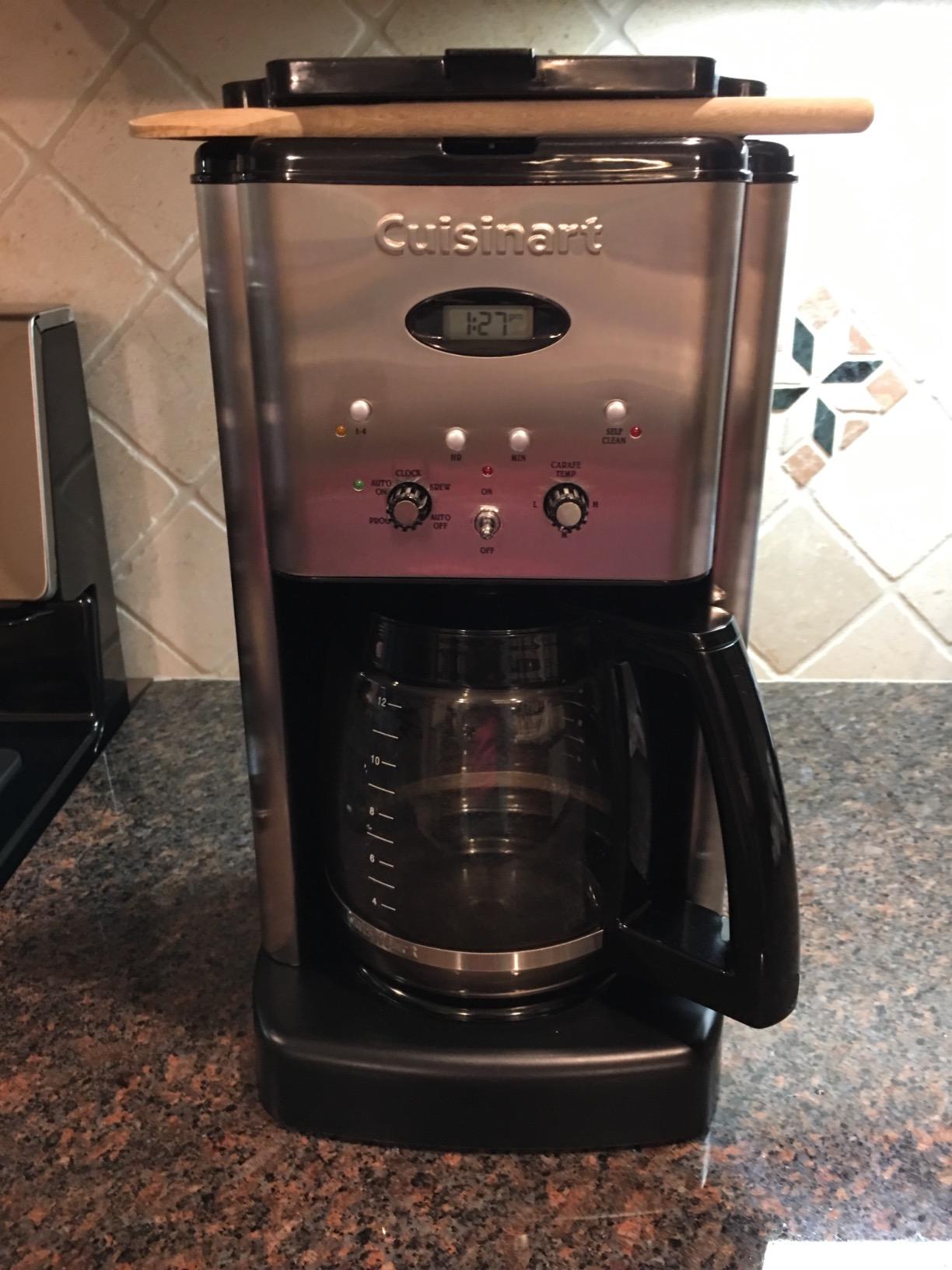 Cuisinart DCC-1200P1 Brew Central 12-Cup Programmable Coffeemaker Coffee Maker, Carafe, Brushed Chrome customer photo 2