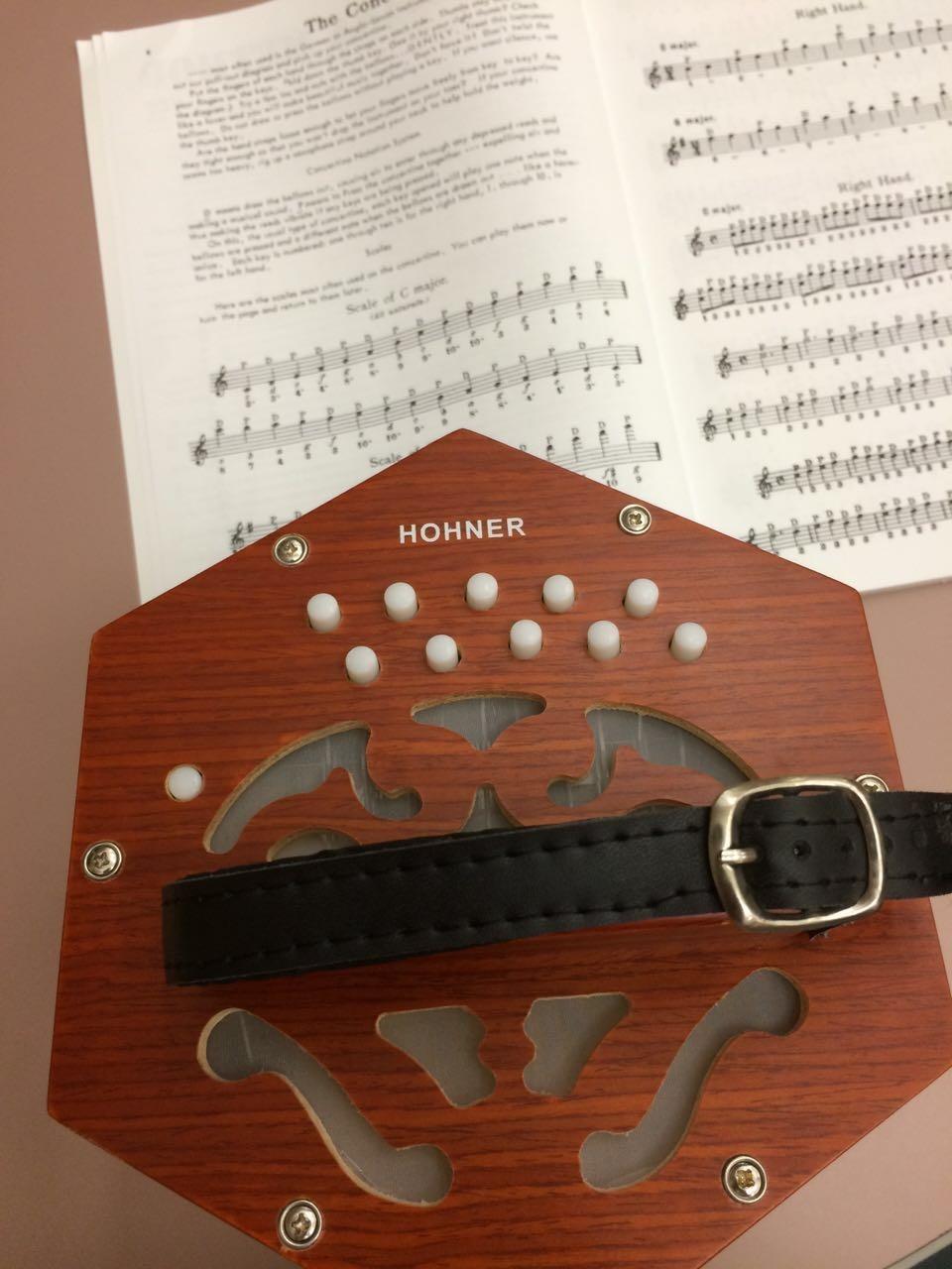 Hohner D40 Concertina w/Padded Gig Bag customer photo 1