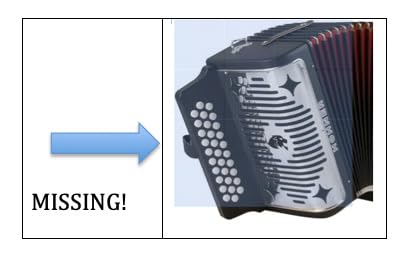 Hohner Panther G/C/F 3-Row Diatonic Accordion - Black customer photo 1