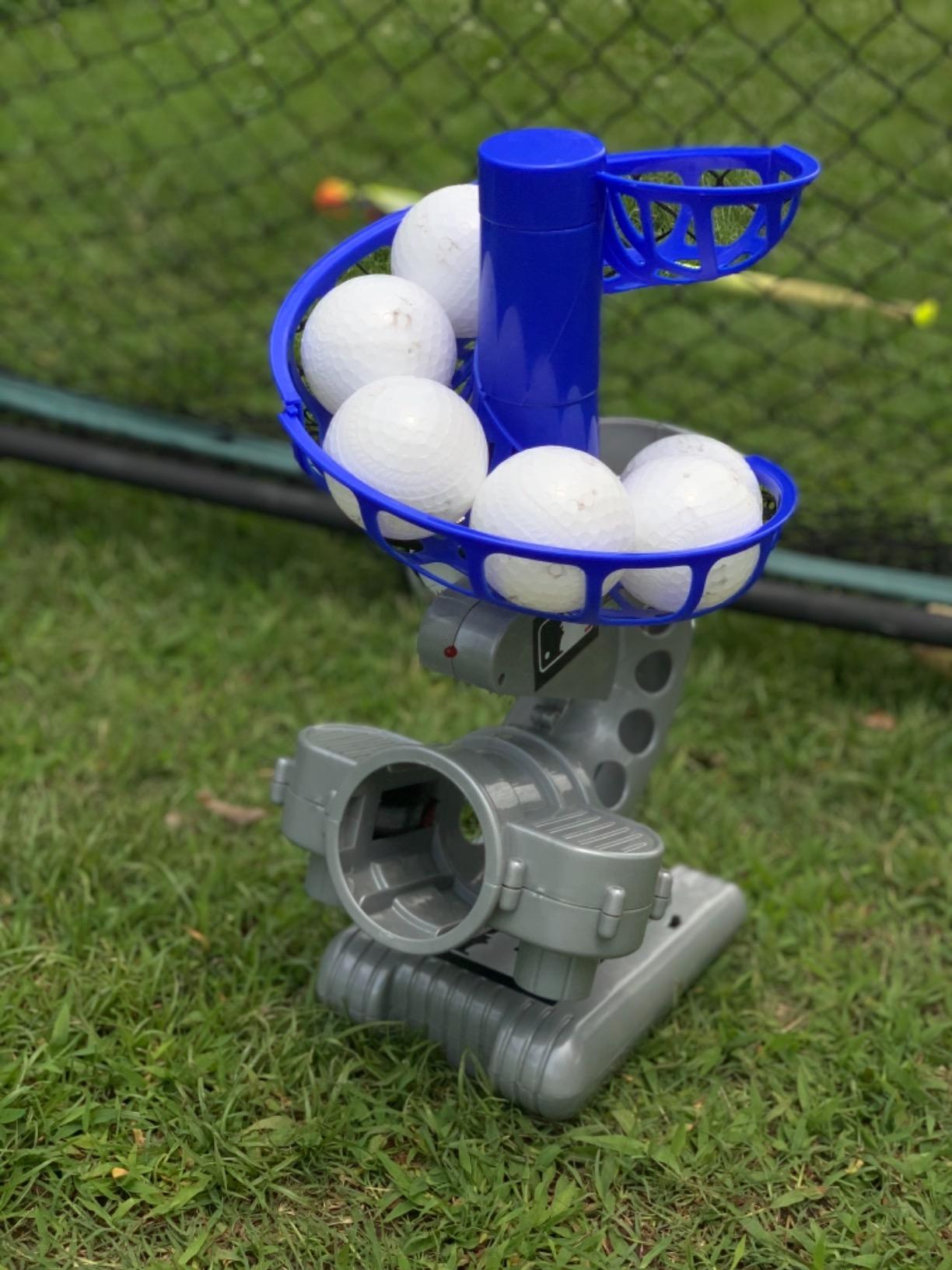 Franklin Sports MLB Electronic Baseball Pitching Machine customer photo 2