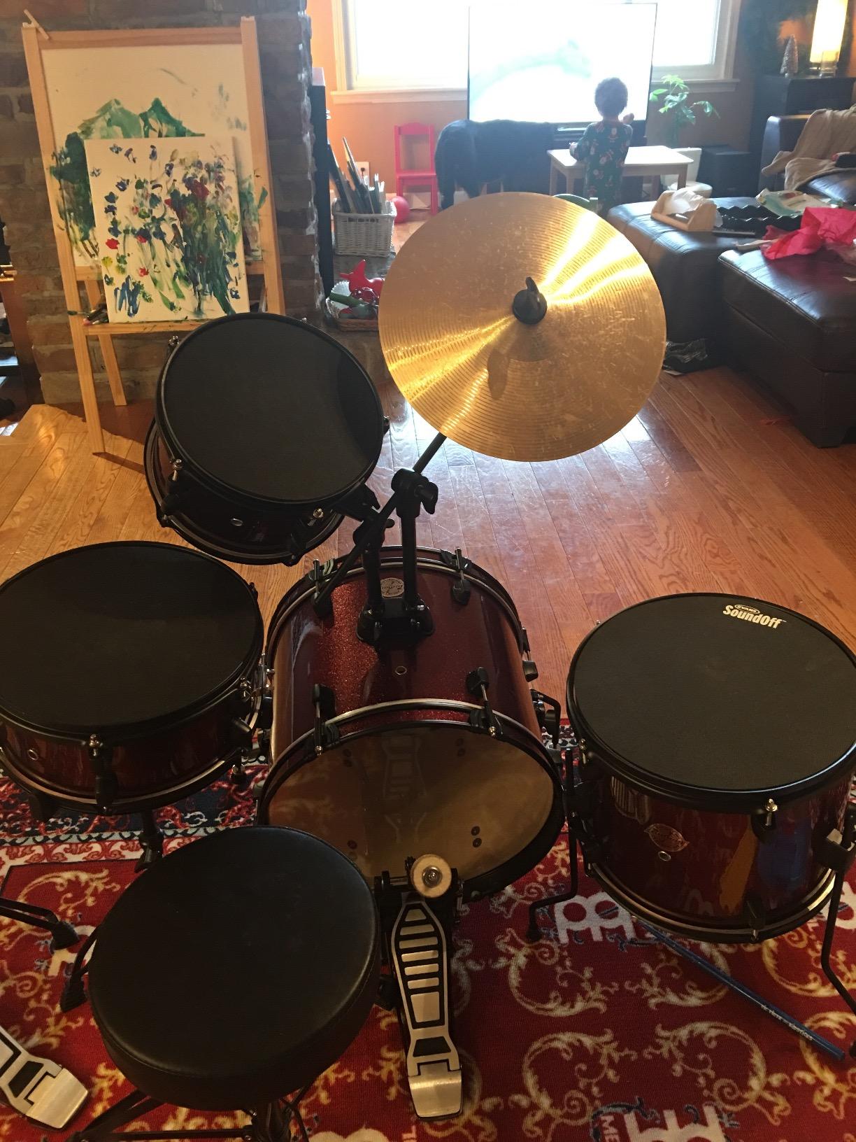 Evans SoundOff Tom/Snare Mute 8 Inch | Evans SoundOff mutes reduce drum volume, preserve realistic feel, protect practice time and fit acoustic kits easily. customer photo 2
