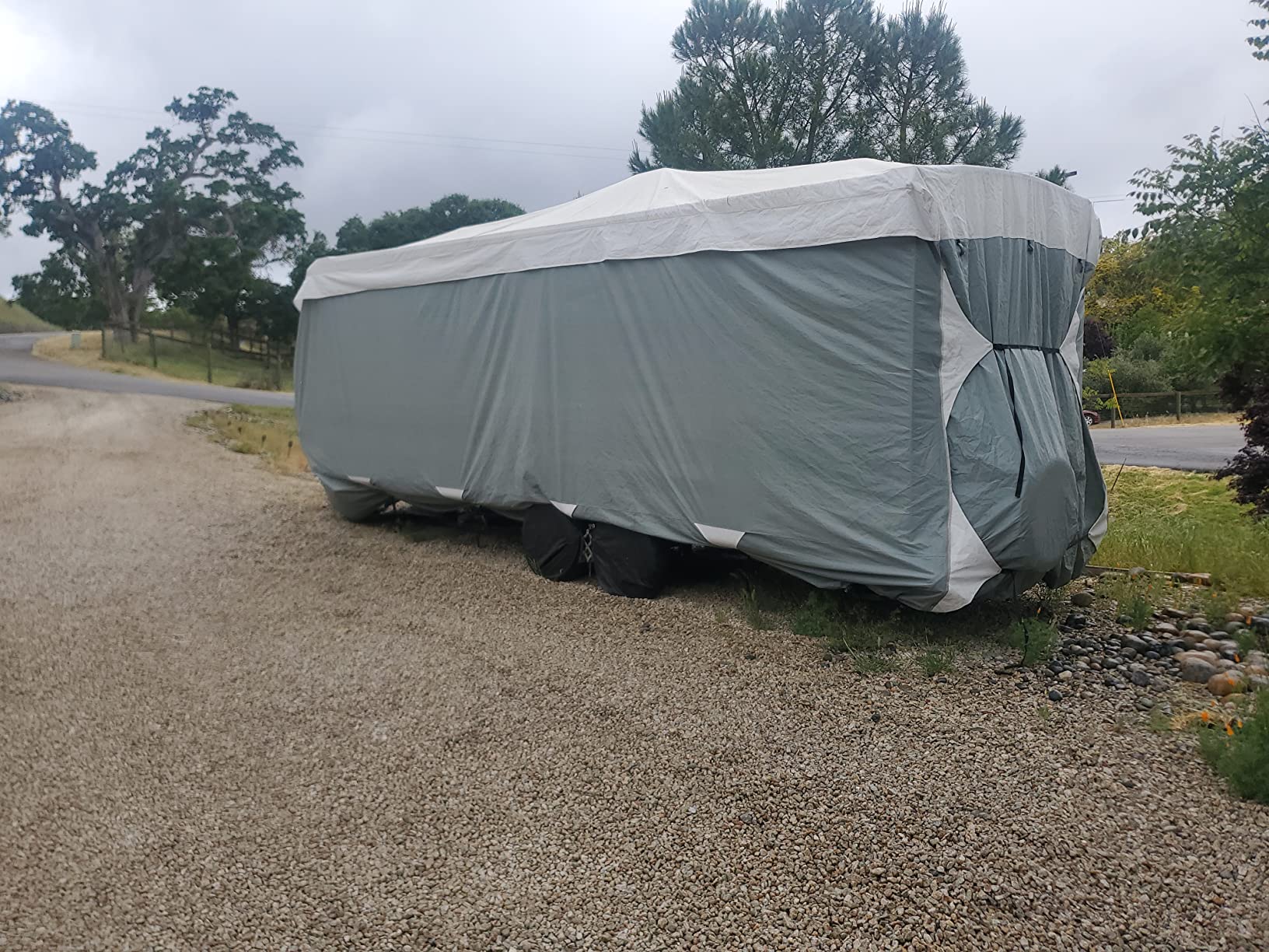 Classic Accessories Over Drive PolyPRO3 Deluxe Travel Trailer/Toy Hauler Cover, Fits 22'-24' RVs, RV Cover, Camper Cover, Travel Trailer Cover customer photo 2