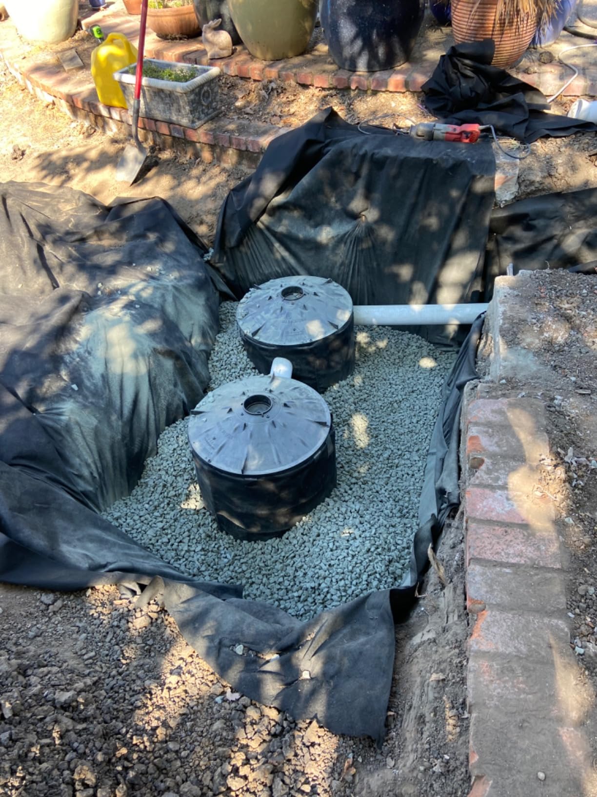 NDS FWAS24 50 Gal. Flo Stormwater Dry Well System Kit with 3 Side Panels & 1 Cover, Ideal for Rainwater Collection, Black customer photo 1