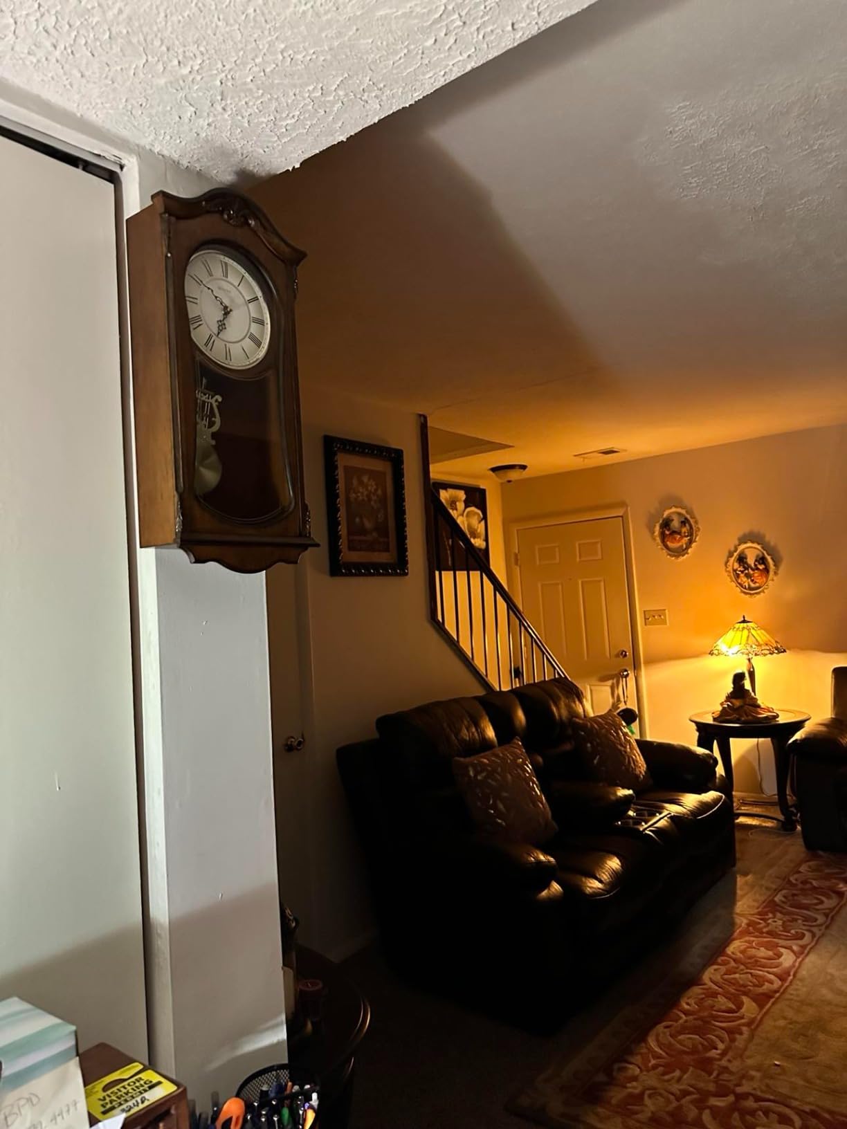 Bulova Clocks C3542 Cranbrook Wall Mount Analog Wooden Chiming Clock, Brown customer photo 2