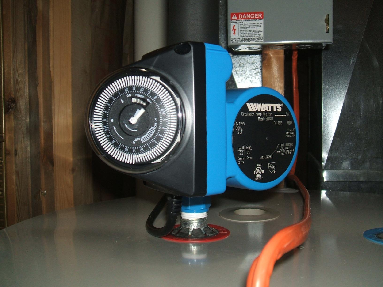 Watts Hot Water Recirculation System with Programmable Timer for Tank Water Heaters, Instant Hot Water, 120V Pump, 10 ft Cord, 2 Adapters, Sensor Valve, Mounting Screws, 2 Supply Lines (0955800) customer photo 1