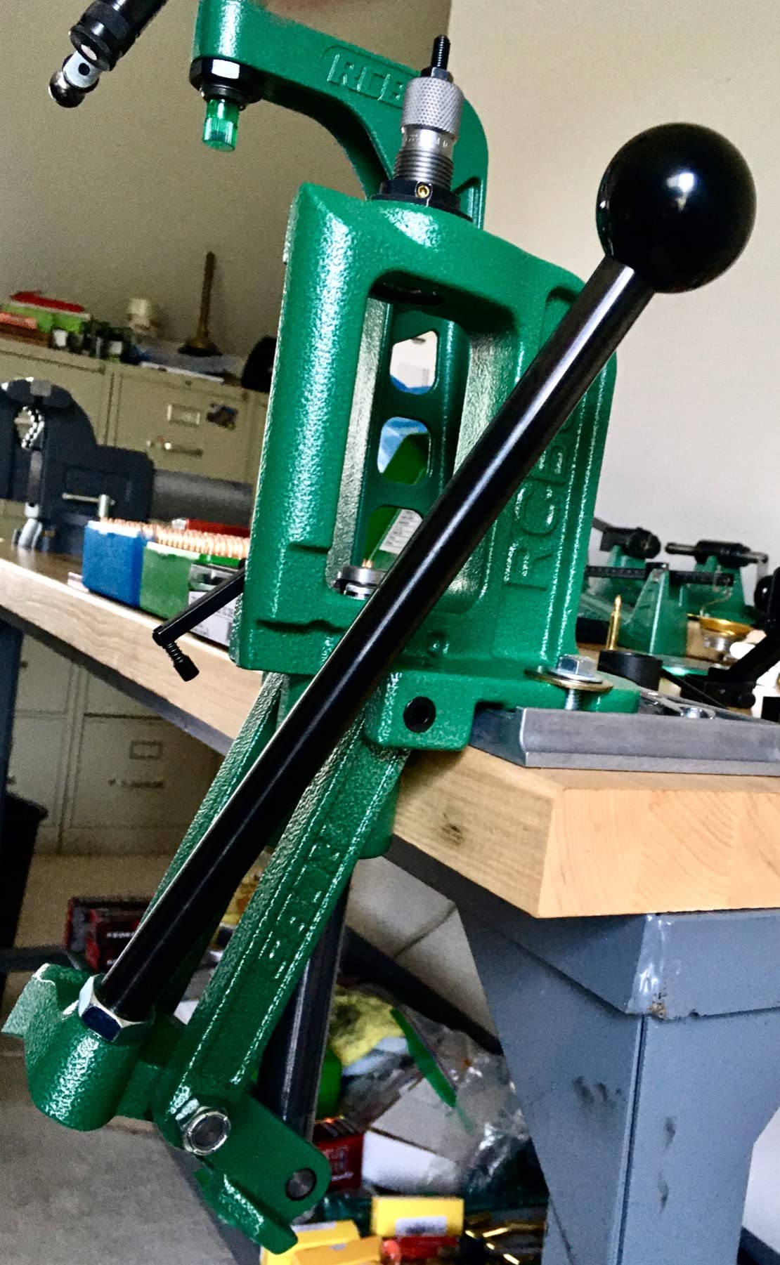 RCBS Rock Chucker Supreme Single Stage Reloading Press - Cast Iron - Green customer photo 2