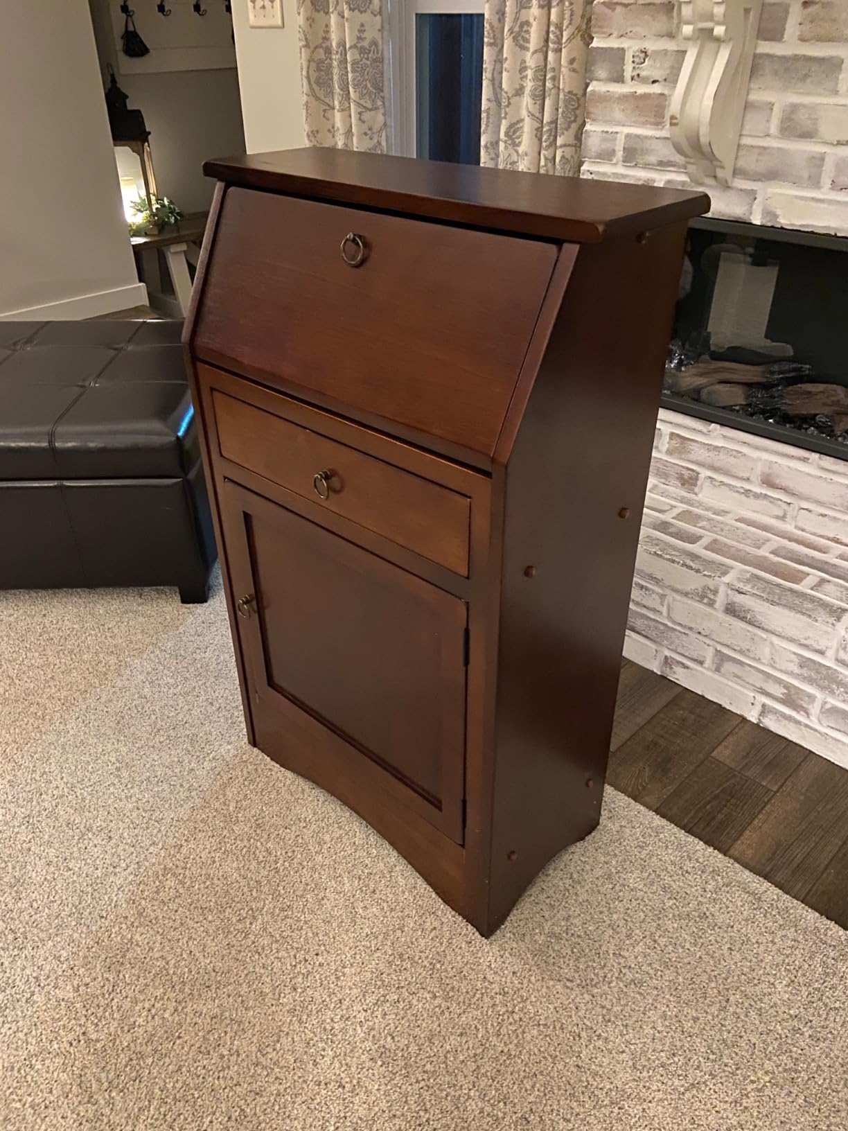 Winsome Regalia Secretary Desk, Antique Walnut customer photo 1