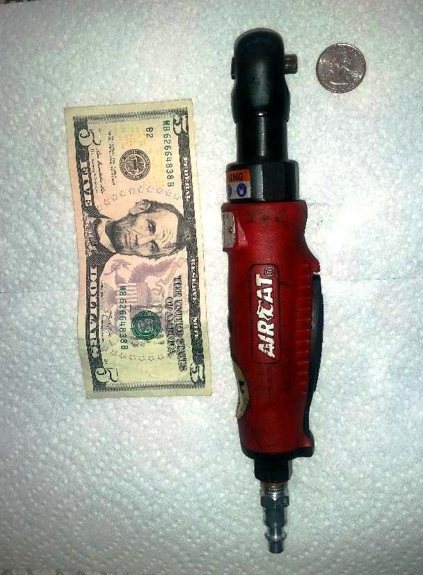 AIRCAT Pneumatic Tools 800: Composite Ratchet 320 RPM, 35 ft-lbs Maximum Torque - 1/4-Inch customer photo 2