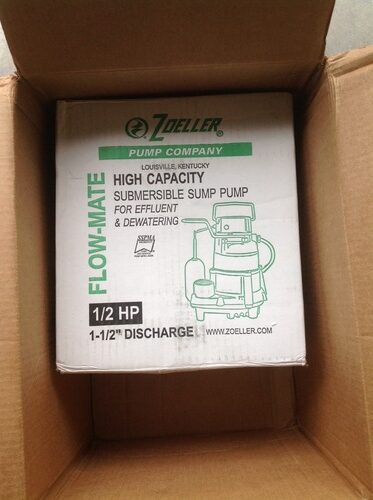 Zoeller M98 Flow-Mate Sump Pump - 1/2 HP - Cast Iron customer photo 2
