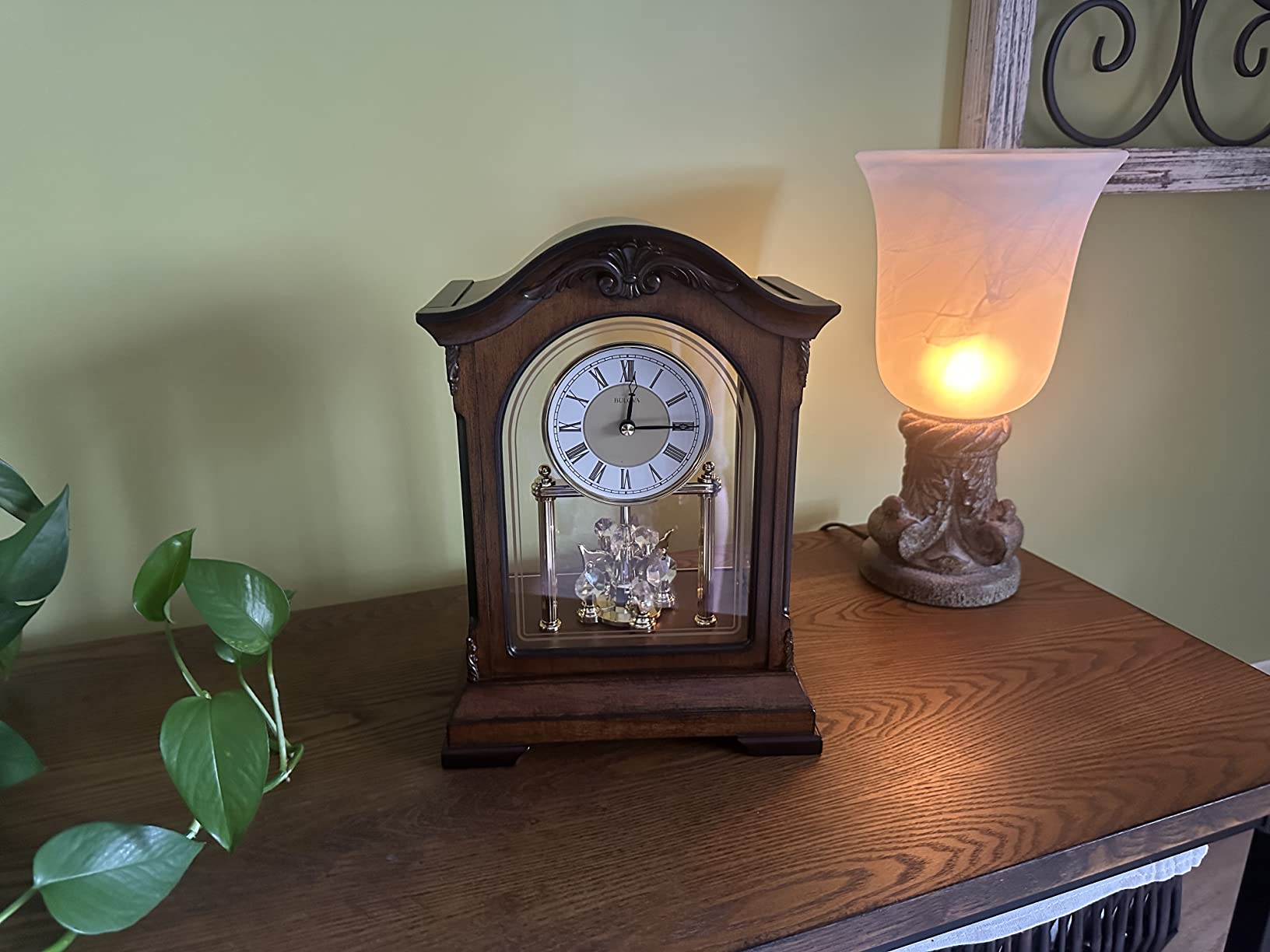 Bulova B1845 Durant Chiming Clock, Walnut customer photo 1