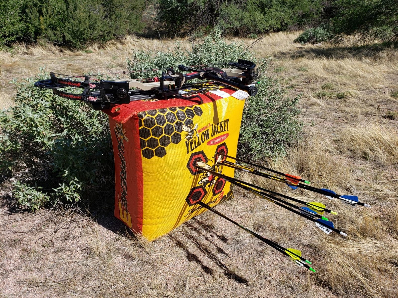 Morrell Yellow Jacket Supreme 3 Archery Target, 23 x 12 - Weatherproof, 54 Layers, Dual-Side Shooting Target Bag for Backyard Compound Bow Practice customer photo 1
