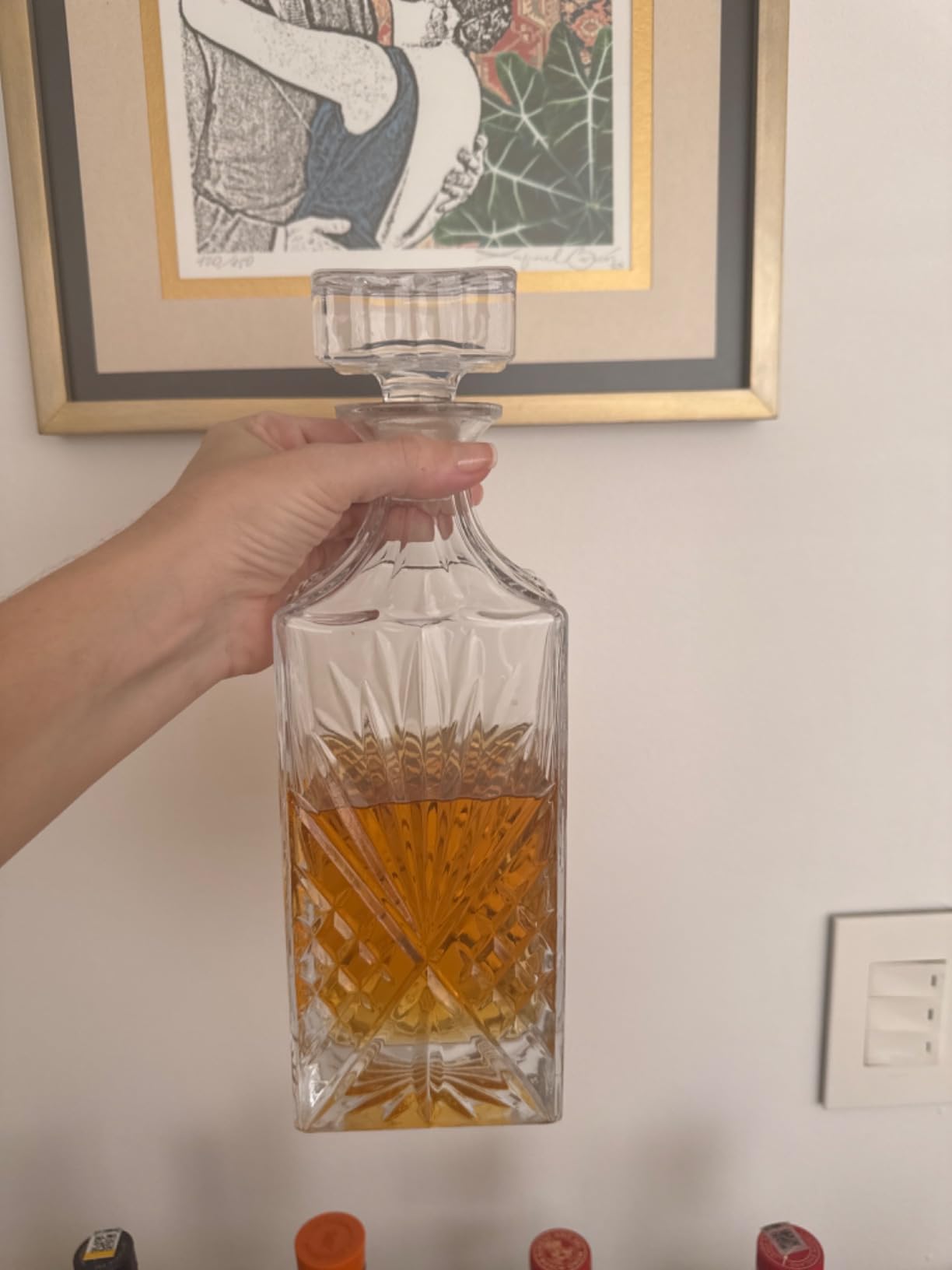 Godinger Dublin Whiskey Decanter, Liquor Decanter, Alcohol Decanter, Beer Decanter, 750ml customer photo 1