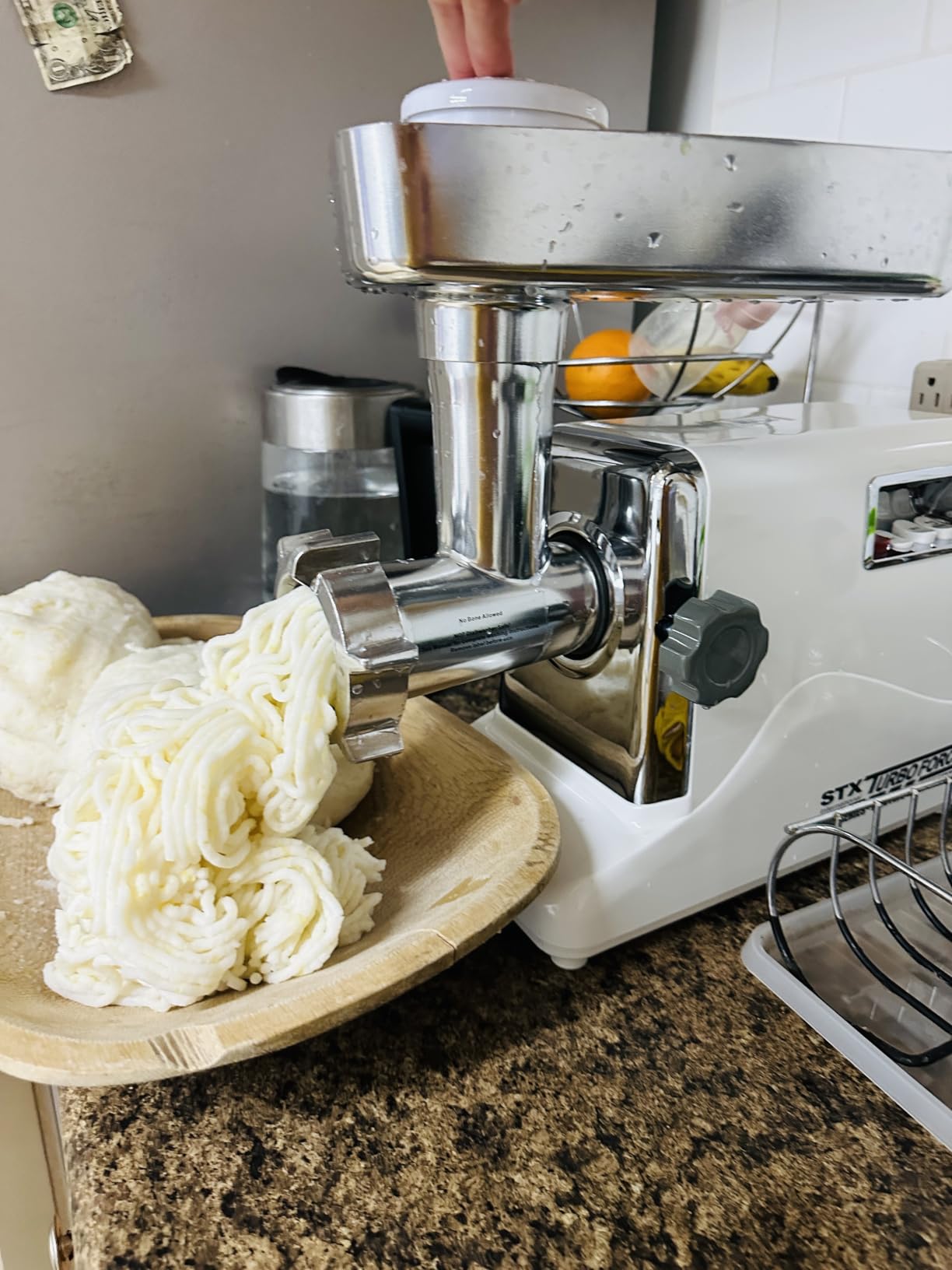 STX International Turboforce 3000 Series 5-in-1 Electric Meat Grinder | 3000W Max | 3-Speed | Size #12 | 5 Grinding Plates | 3 Stainless Steel Blades | Sausage Stuffer | Kubbe Maker & More Included customer photo 2