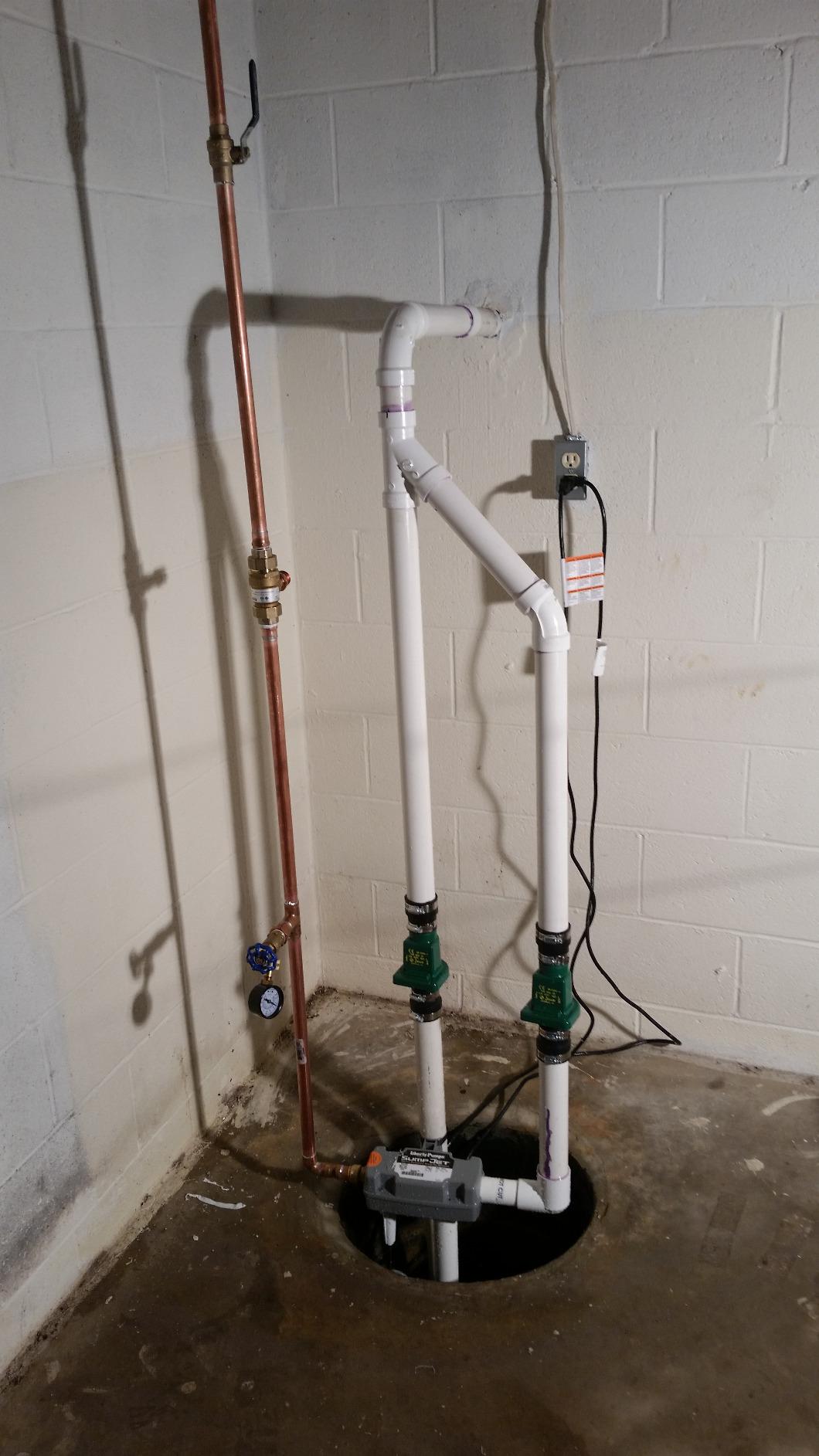 SumpJet Water Powered Backup Emergency Sump Pump customer photo 1