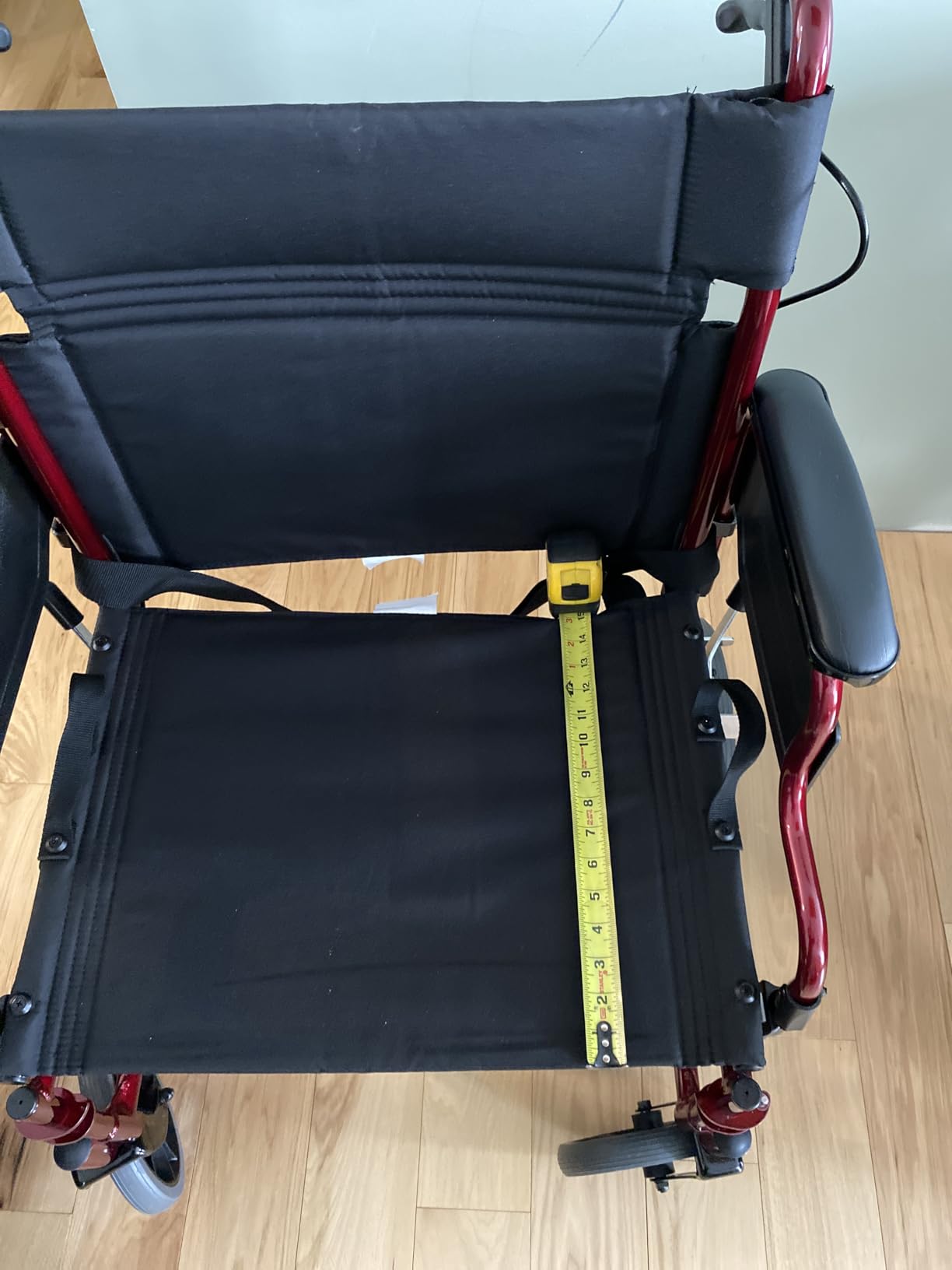 NOVA Heavy Duty Bariatric Transport Chair with 400 lb. Weight Capacity, 22