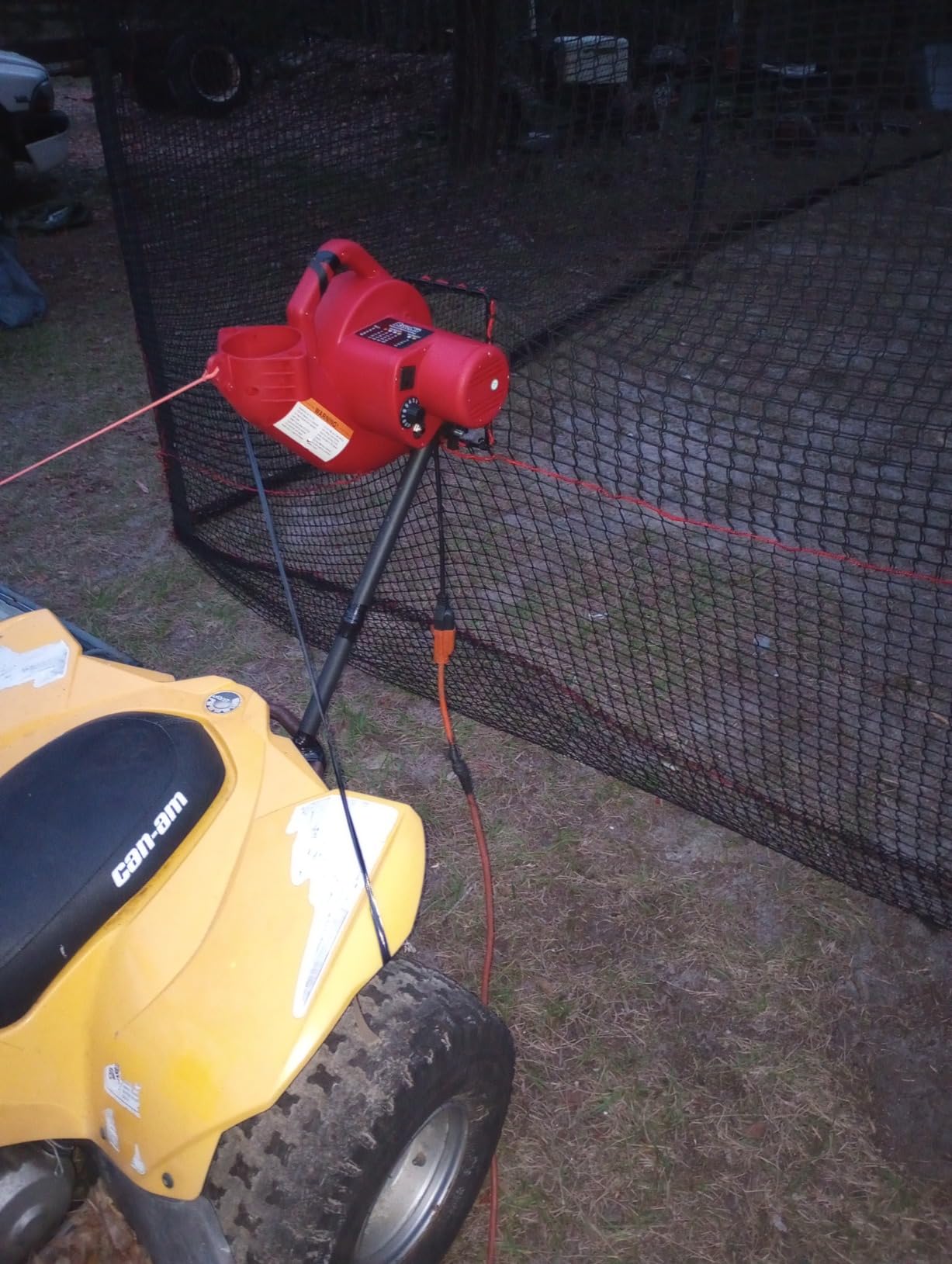 Heater Sports Base Hit Adjustable Real Baseball Pitching Machine - 45 MPH Pitching Speed, Includes Automatic Ball Feeder customer photo 2