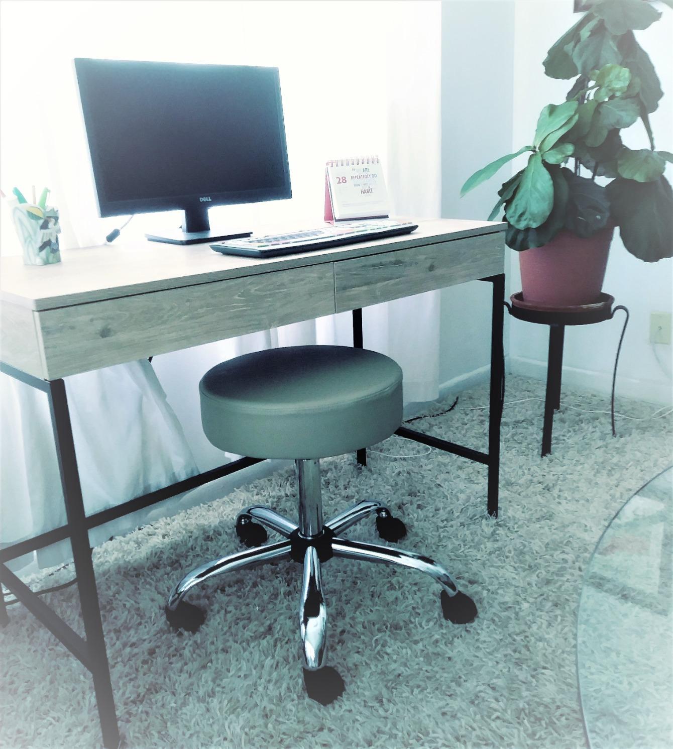 Boss Office Products Be Well Medical Spa Stool in Beige, 250 (B240-BG) customer photo 2