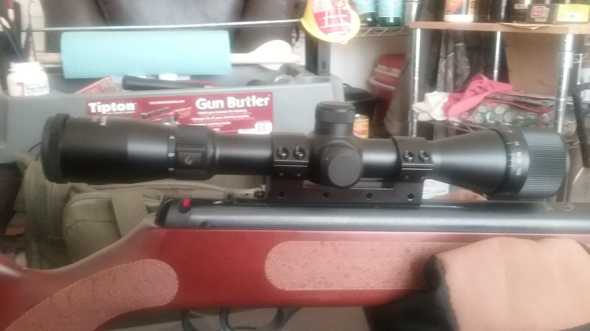 Hammers 3-9x32AO Air Rifle Scope with One-Piece Mount, Black customer photo 1