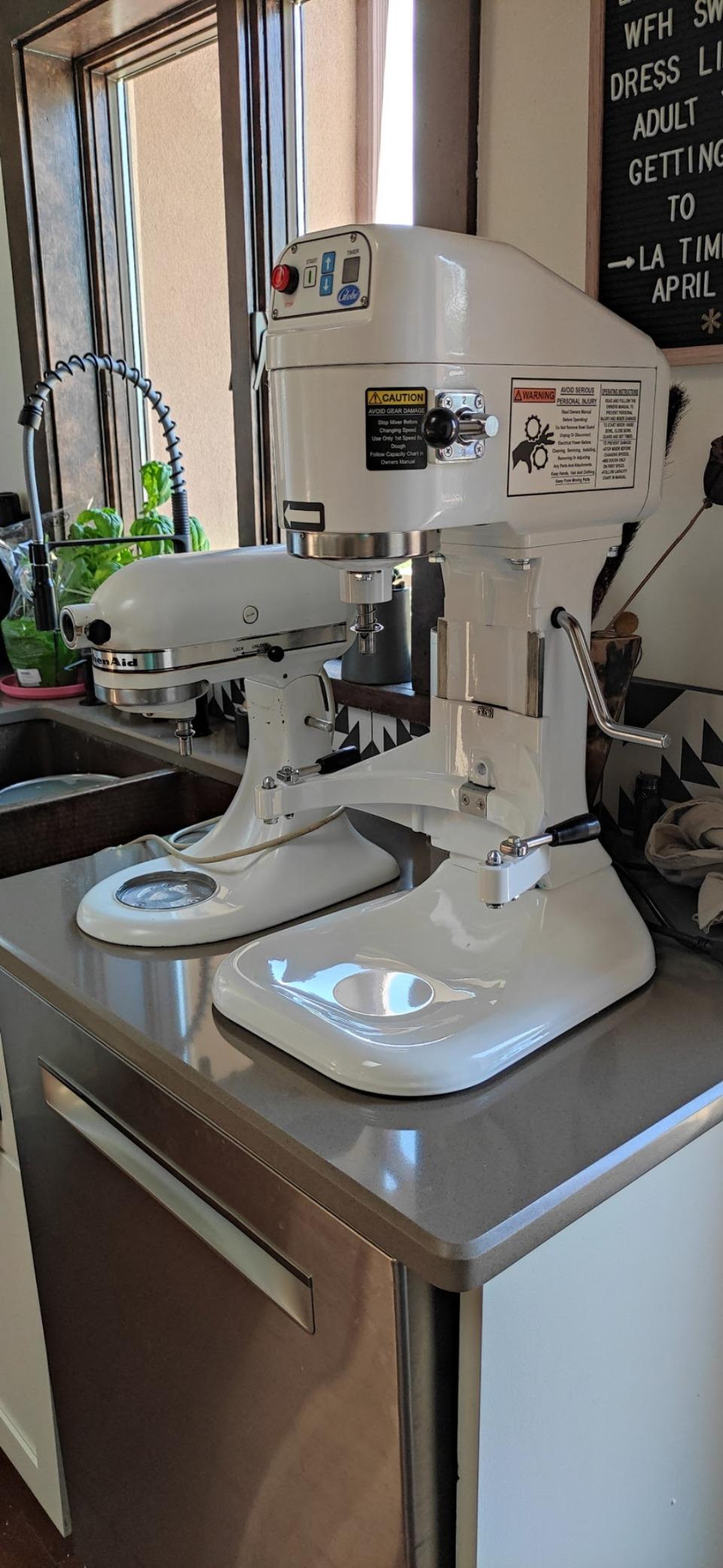 Globe Food Equipment SP08 8-Quart 3-Speed Countertop Planetary Mixer, Stainless Steel, 115 V, NSF customer photo 2