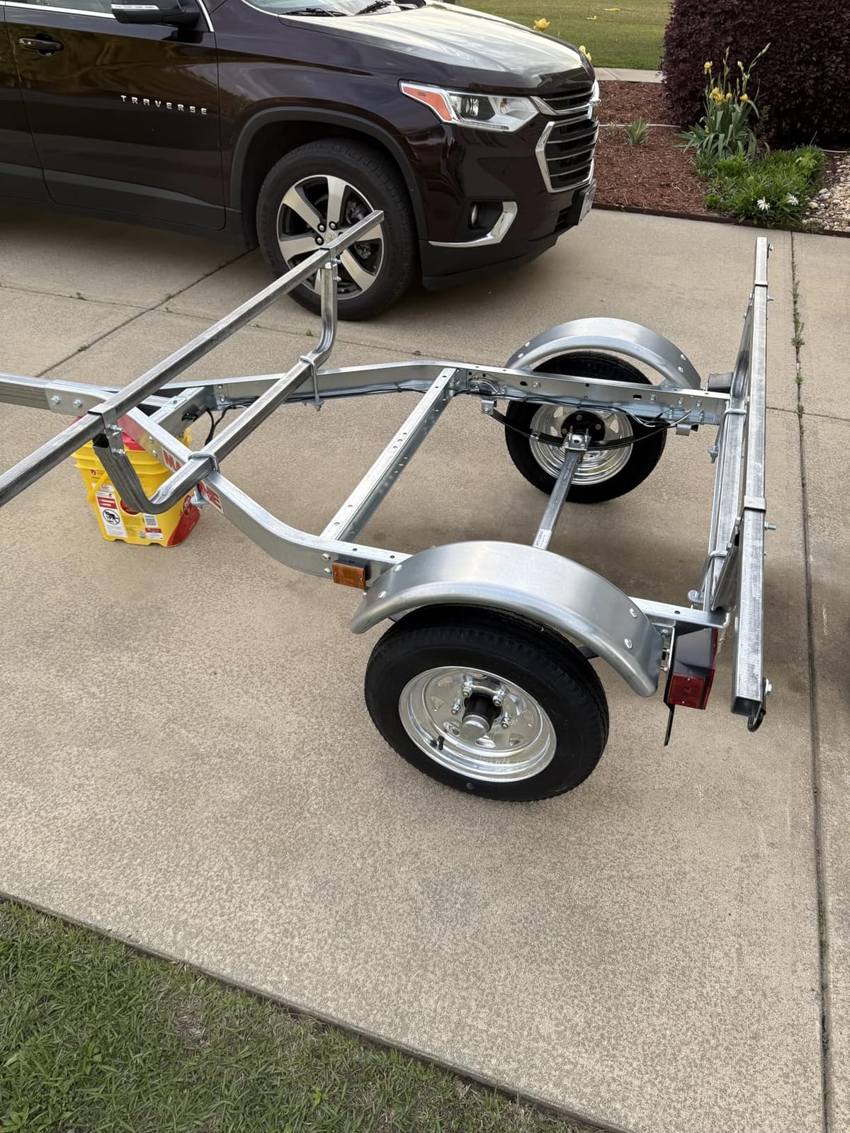 Malone MPG462G2 MicroSport 4 Kayak Trailer with 4 J-Rack Kayak Carriers & Spare Tire | 20' / 800 lbs Capacity | Fully Submersible | Marine Grade Galvanized Steel Construction customer photo 1