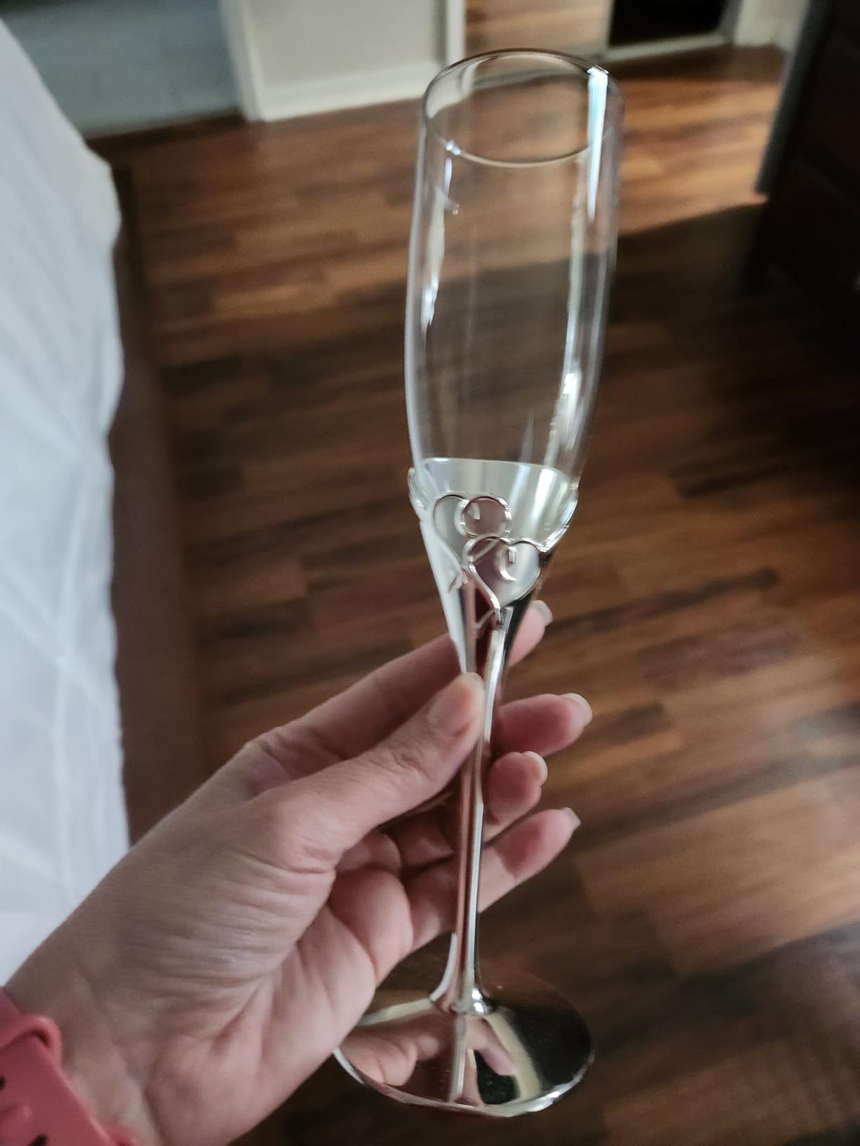 Lenox True Love Glass Flute Pair Clear, 1.25 LB customer photo 1