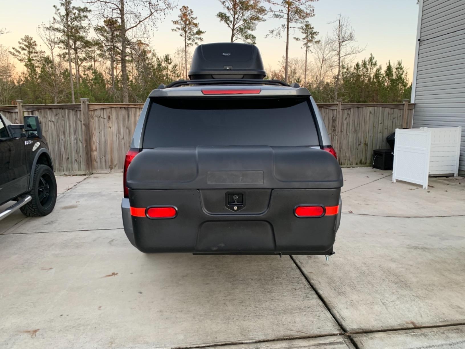 StowAway Max Hitch Cargo Box with Swingaway Frame | Black customer photo 2