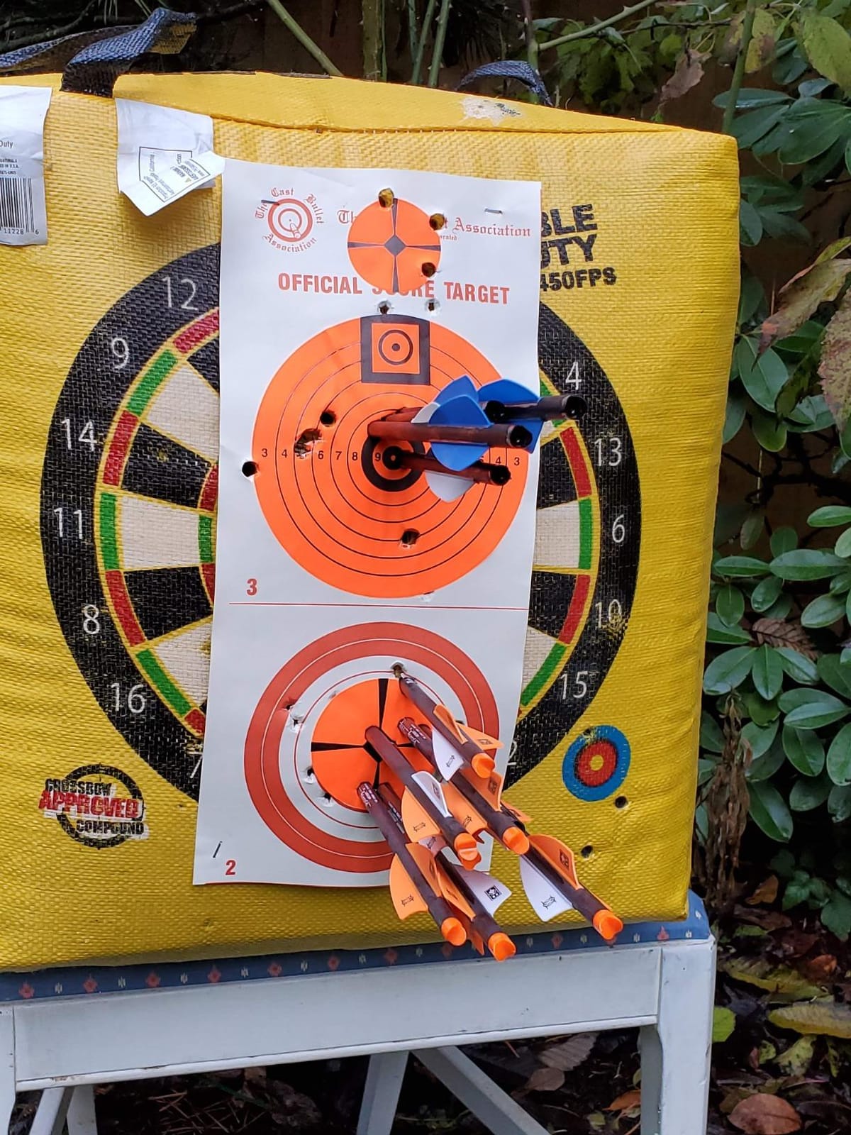 Morrell Double Duty 450 FPS Cube Field Point Archery Bag Target, Yellow customer photo 1