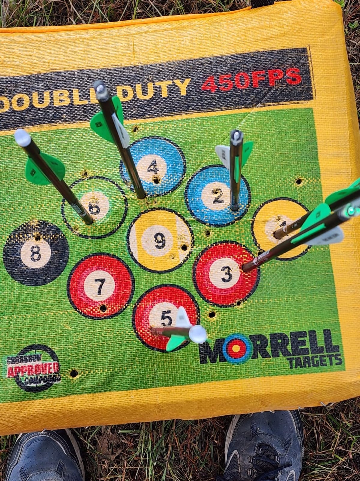 Morrell Double Duty 450 FPS Cube Field Point Archery Bag Target, Yellow customer photo 2