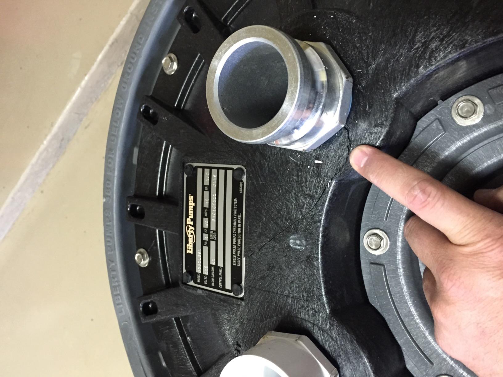 Liberty Pumps P382LE51 1/2-Horse Power 24 by 24-Inch Pro380 Series Simplex Sewage System customer photo 1