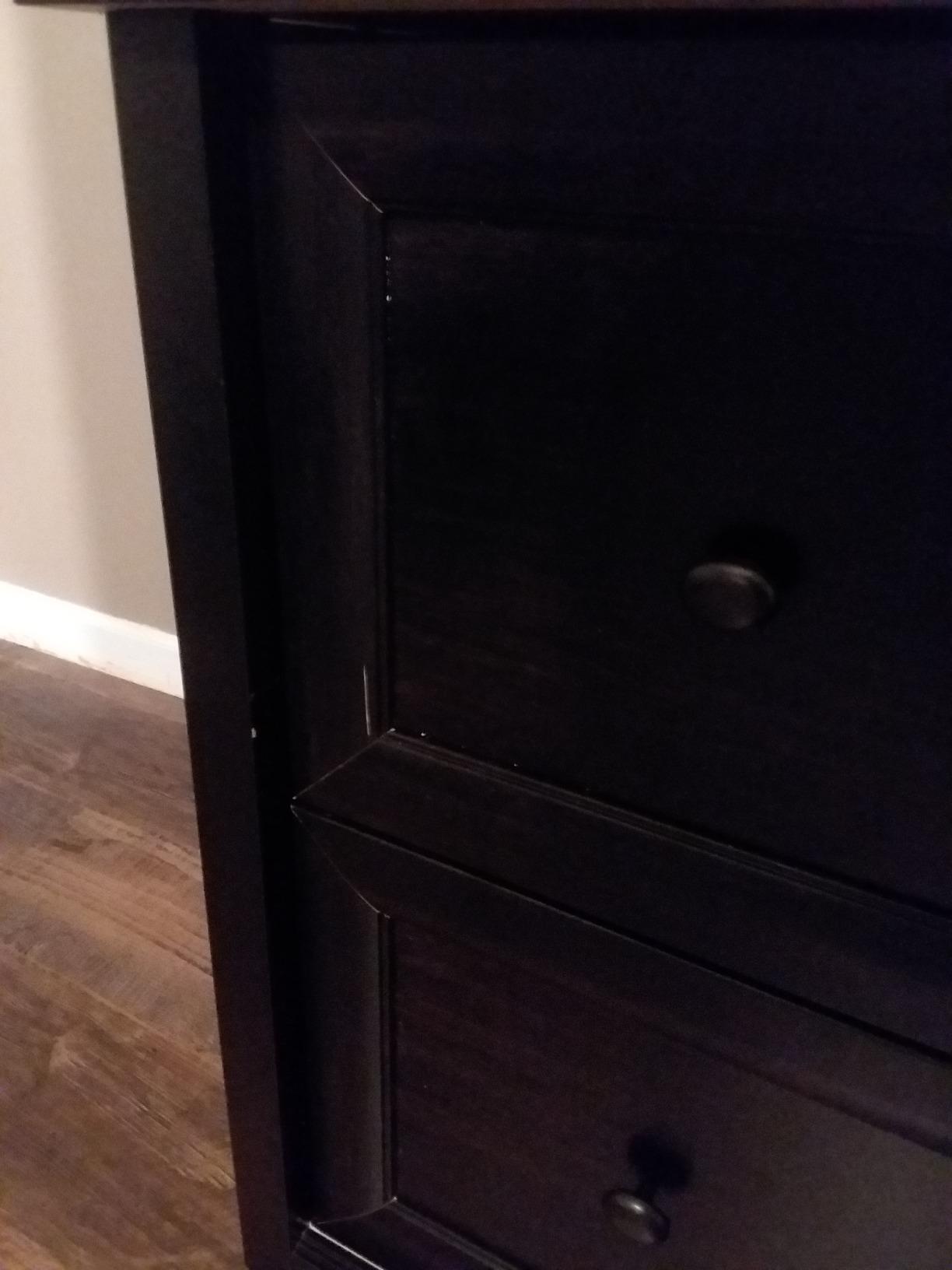 Sauder Edge Water 2 Drawer Lateral Filing Cabinet, Office File Cabinet, in Estate Black finish customer photo 2