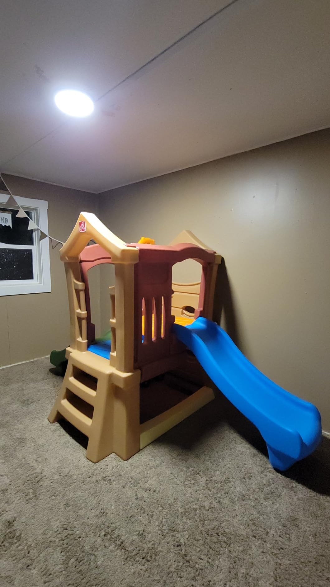 Step2 Play Up Double Slide Climber, Kids Outdoor Playset, Backyard Playground Set, 2 Slides, Elevated Playhouse, Outside Jungle Gym, For Toddlers 2-6 Years Old customer photo 1