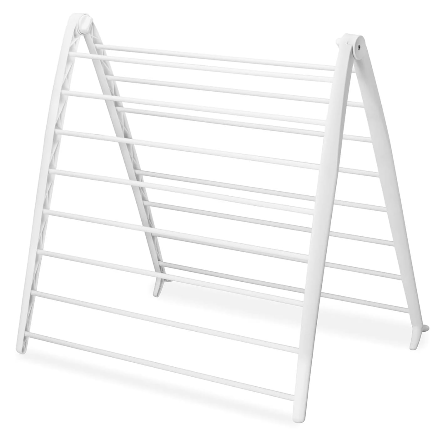 Honey-Can-Do Heavy-Duty Gullwing Clothes Drying Rack, 50 lb, White - Gullwing rack adds 46 ft of drying space with dedicated shoe bars customer photo 1