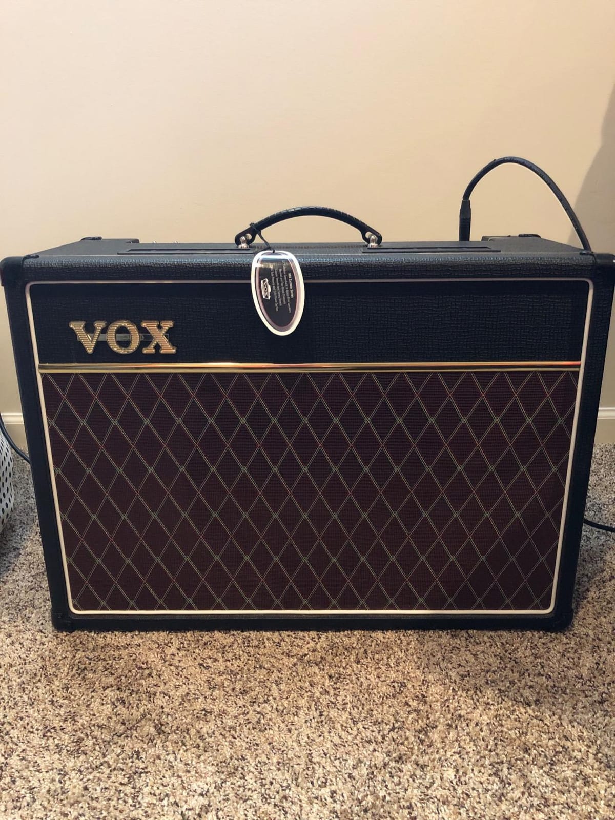 Vox AC15C1 1x12 inch 15-watt Guitar Tube Combo Amplifier w/ 2 Channels, Tremolo, and Reverb customer photo 2