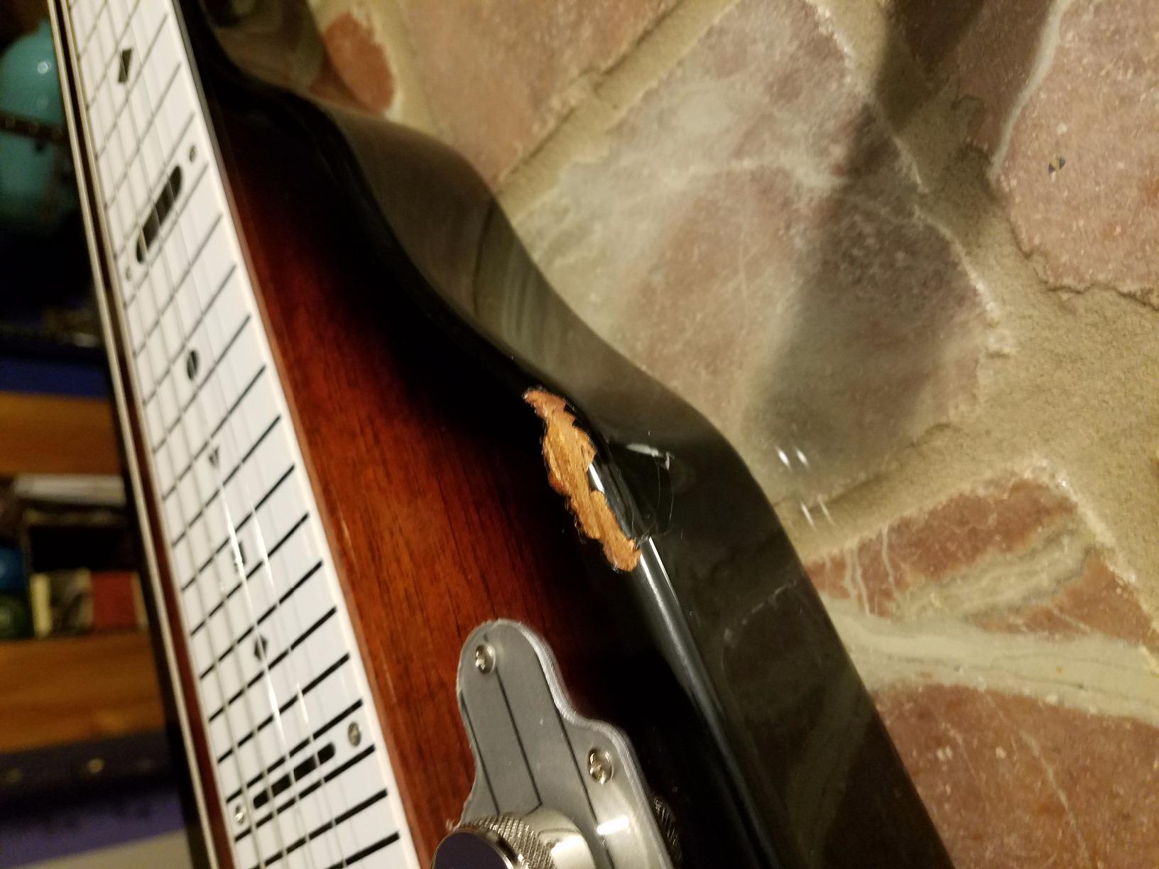 Gretsch G5700 Electromatic Lap Steel with White Plastic Fretboard - Tobacco customer photo 2
