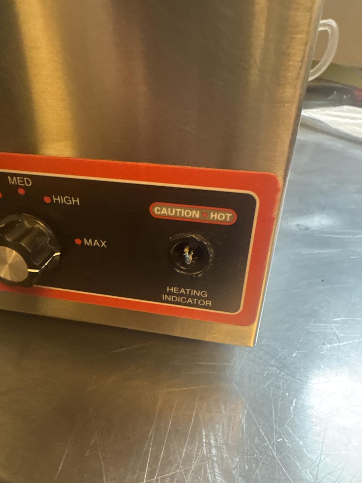 Winco FW-S500 Commercial Portable Steam Table Food Warmer 120V 1200W, Stainless Steel, Large customer photo 2