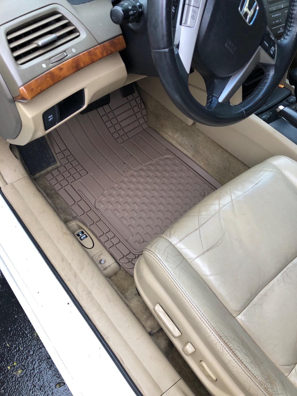 WeatherTech Semi Universal All Weather and Vehicle Trim to Fit Floor Mats - 4-Piece Set Black customer photo 1