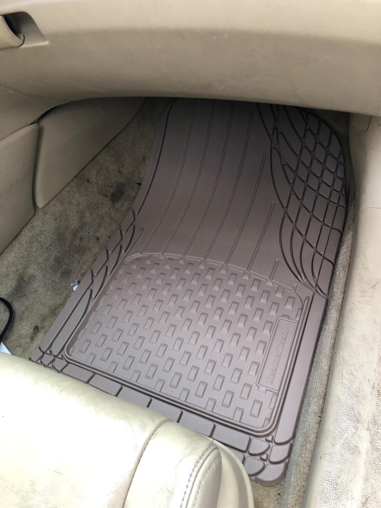 WeatherTech Semi Universal All Weather and Vehicle Trim to Fit Floor Mats - 4-Piece Set Black customer photo 2
