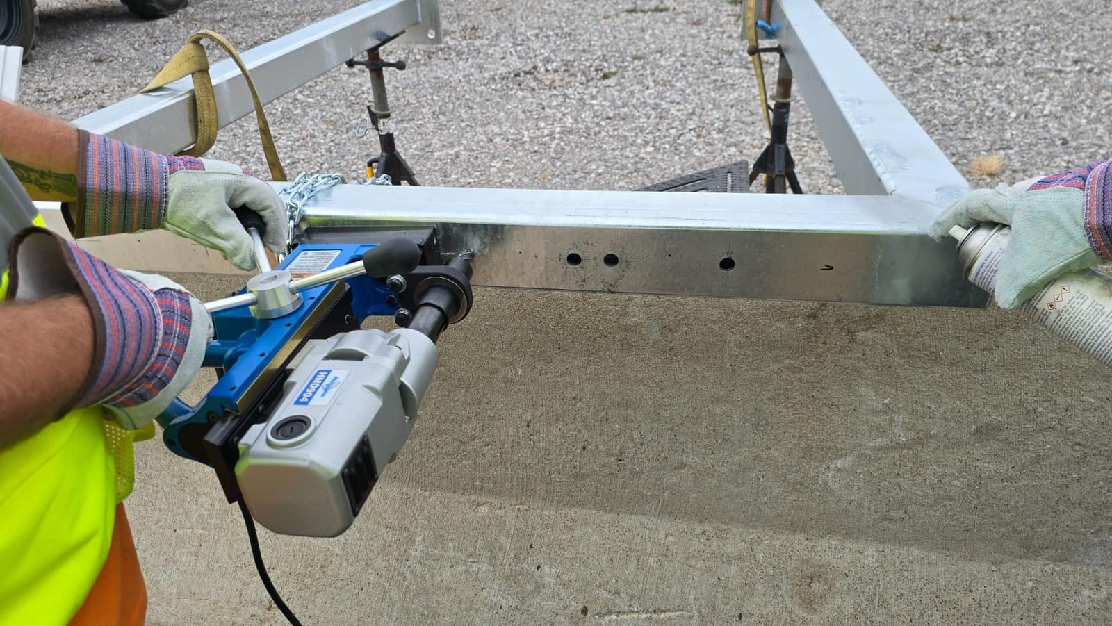 Hougen HMD904 115-Volt Magnetic Drill customer photo 1
