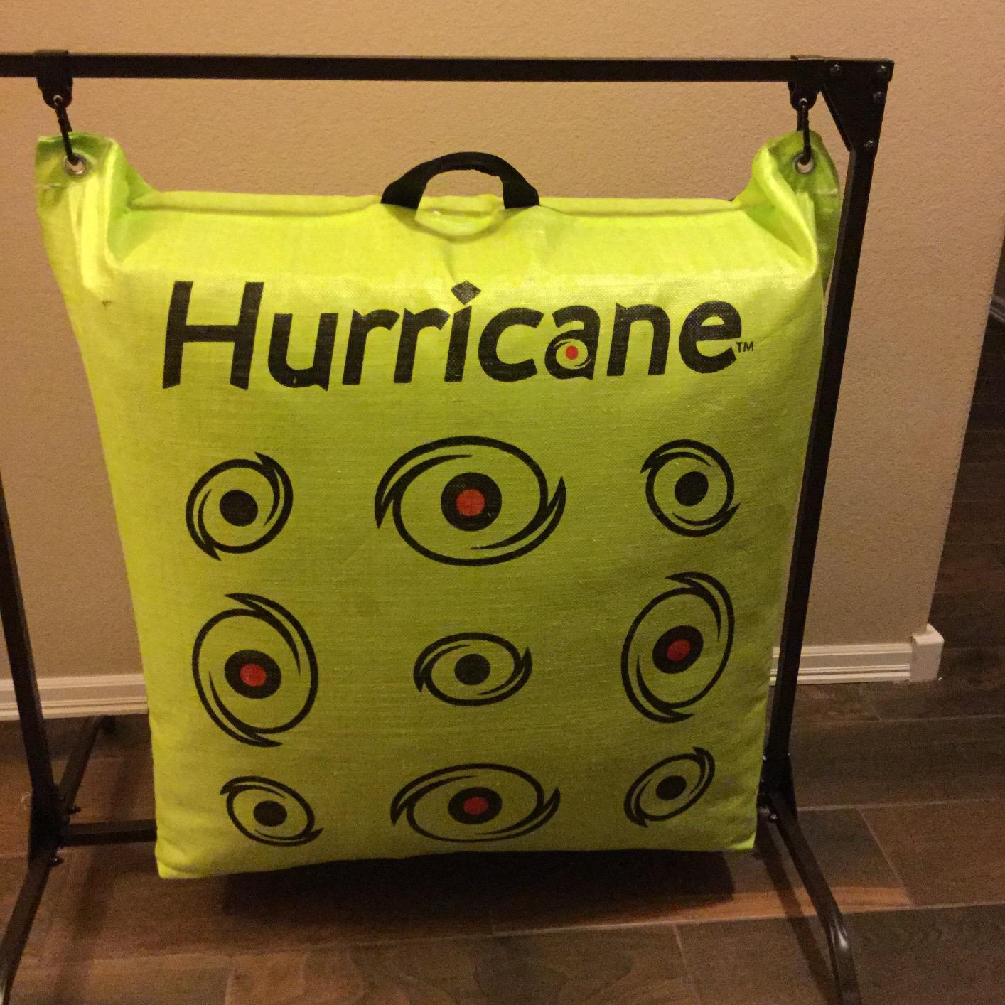 Hurricane 2-Sided High-Velocity Archery Bag Target, High-Visibility Aiming Points, Off-Center Deer Vitals on Back, Heavy-Duty Handle for Easy Transport customer photo 1