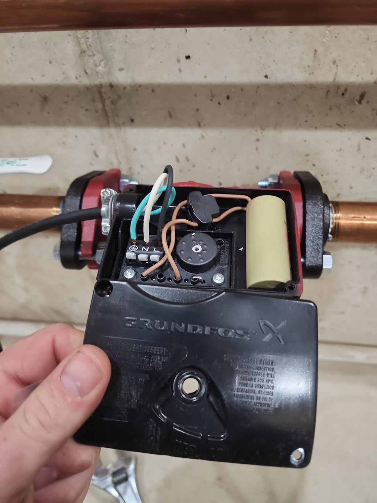 Grundfos UPS15-58FRC 3-Speed Circulator Pump w/IFC, 1/25HP, 115V (59896343) customer photo 2