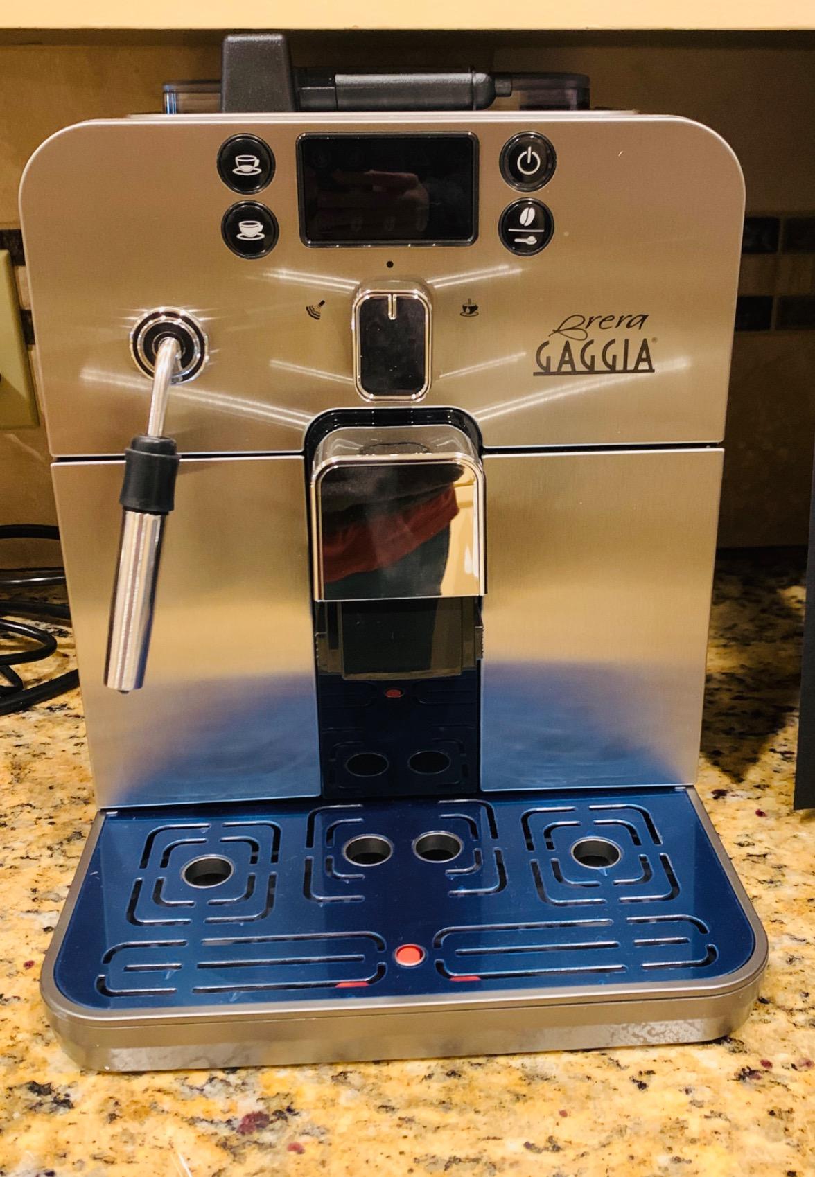 Gaggia Brera Super-Automatic Espresso Machine, Small, Black, 40 fl oz customer photo 2