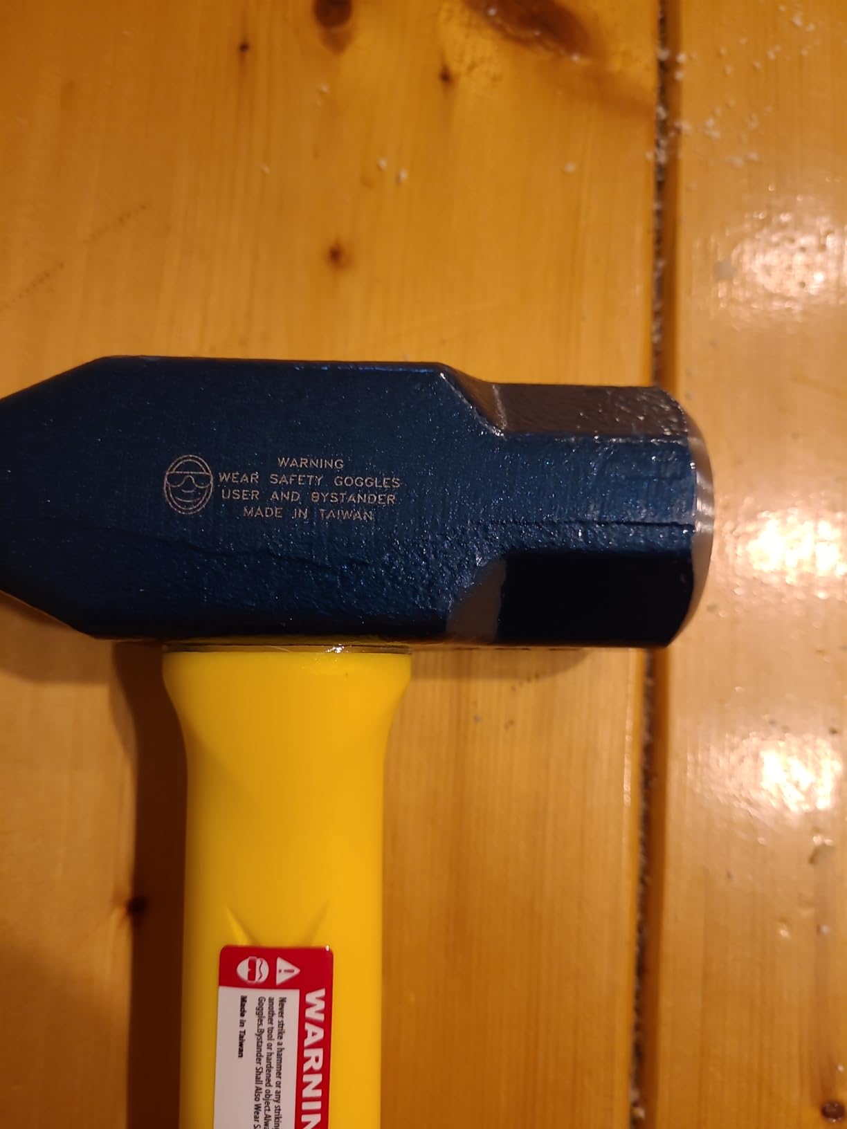 ESTWING Sure Strike Blacksmith's Hammer, 40 oz Hand Sledge, MRF40BS | Forged Steel Head, Non-Slip Fiberglass Handle customer photo 1