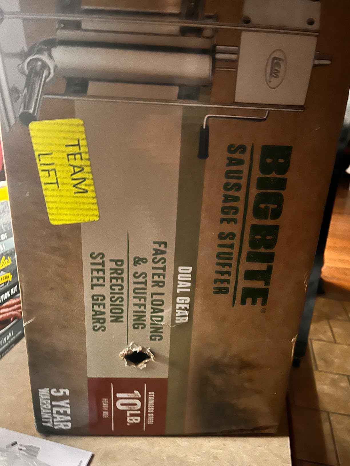 LEM Big Bite Dual Gear 10lb Sausage Stuffer with 2 Speeds customer photo 2