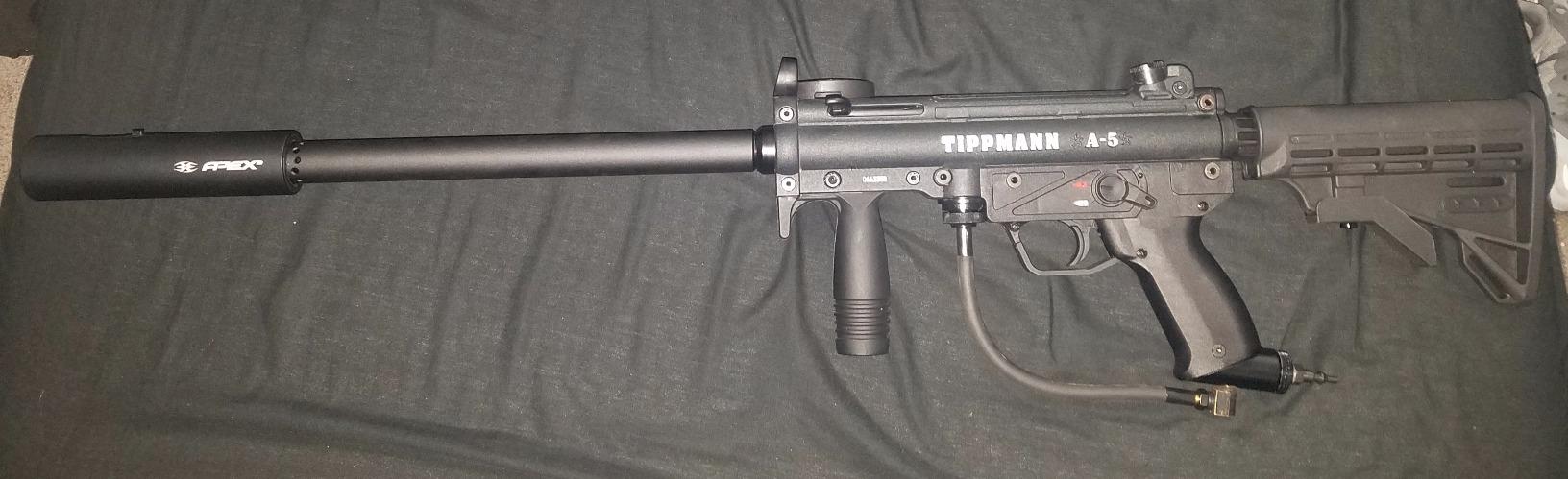 Tippmann A-5 .68 Caliber Paintball Marker, Black customer photo 1