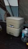 Camco 5.3-Gallon Portable Toilet - Features Detachable Holding Tank w/Sealing Slide Valve & Bellow-Type Flush - Easy Transport w/Compact Lightweight Design & Carry Handle - Gray (41541) customer photo 1