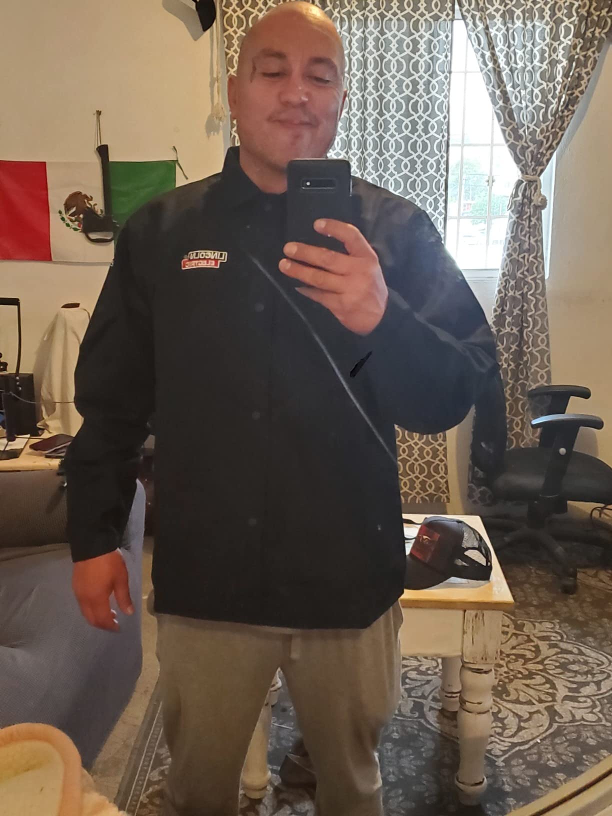 Lincoln Electric Premium Flame Resistant (FR) Cotton Welding Jacket | Breathable | K2985 customer photo 1