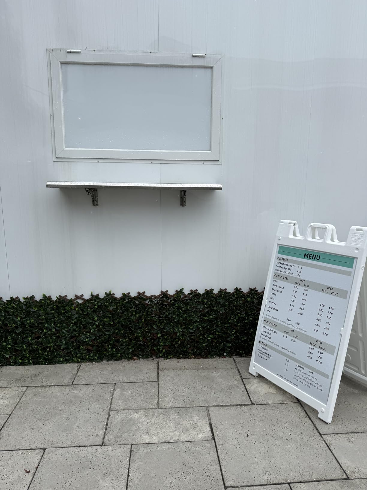 Plasticade Signicade Deluxe A Frame Sidewalk Curb Sign in White customer photo 1