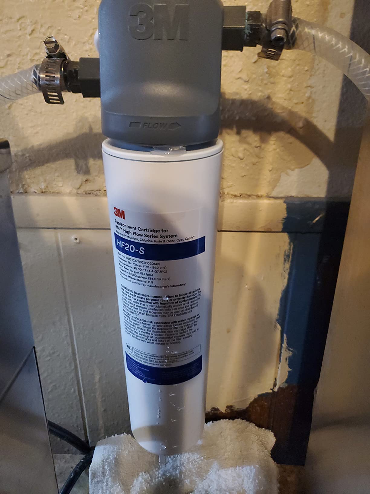3M High Flow Series Filter Cartridge HF20-S | For ICE120-S System, Reduces Sediment, Chlorine Taste & Odor, Cyst, Scale, Microplastics customer photo 2